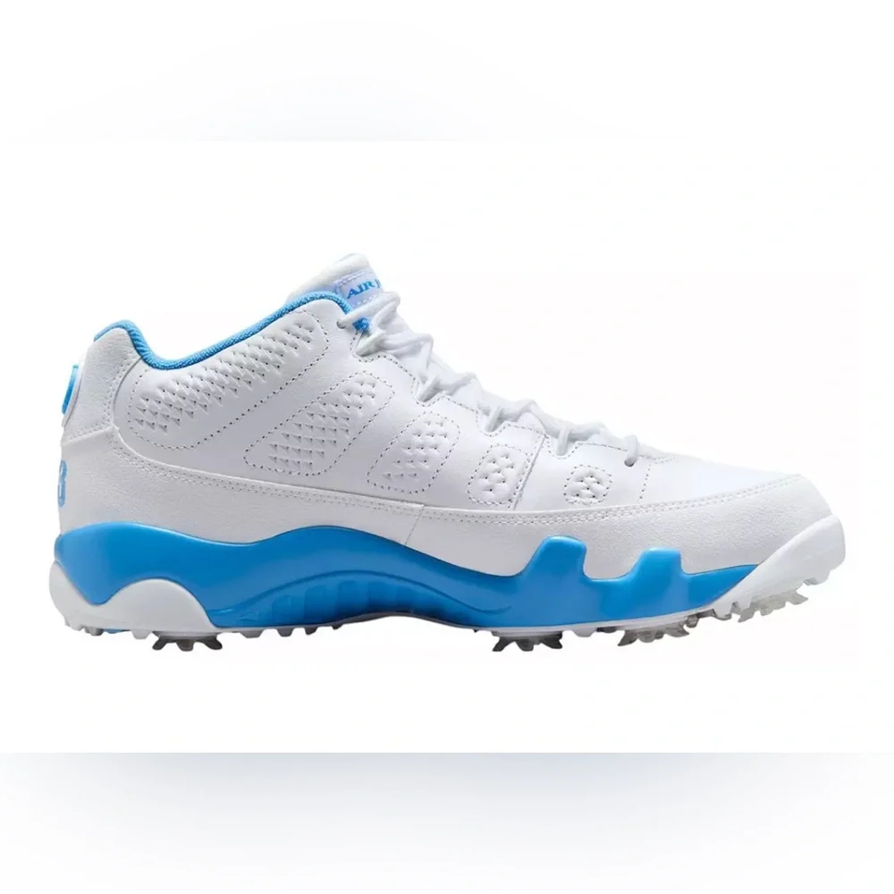 Air Jordan Men's 9 G Golf Shoes Size 7.5 UNC University Blue FJ5934-101 - Picture 5 of 11
